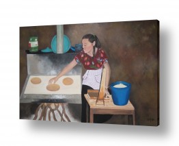 מעין שרעבי מעין שרעבי - ציורי אקריל, דיגיטלי - ציור מודרני | מטבח כפרי