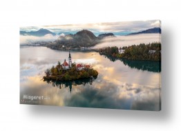 עונות השנה חורף | אגם בלד צף