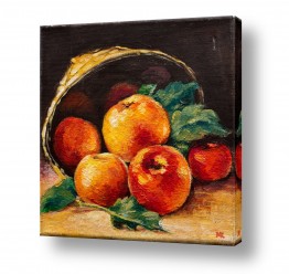 תמונות למטבח | תפוחים אדומים