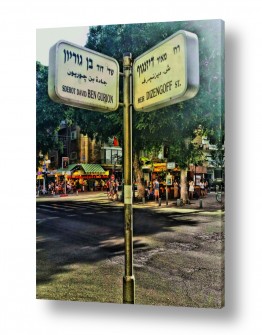 תל אביב-יפו TLV Street Signs | דיזנגוף - בן גוריון