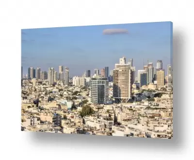 נוף עירוני אורבני בנינים | העיר הלבנה