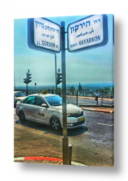 תל אביב-יפו TLV Street Signs | הירקון - גורדון