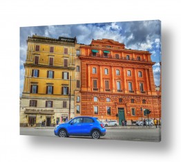 אירופה איטליה | בניינים צבעוניים