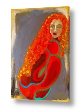 MMB Art Studio הגלרייה שלי | A woman looking back 