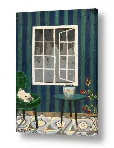 תמונות לסלון תמונות וינטג' לסלון | A Room with a View 