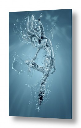 תמונות לחדר אמבטיה תמונות בועות גלים ומים | ריקוד במעמקים