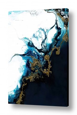 Artpicked  Artpicked  - כל מה שחם וטרנדי בעולם - ים | שמיים כחולים וזהב מופשט III