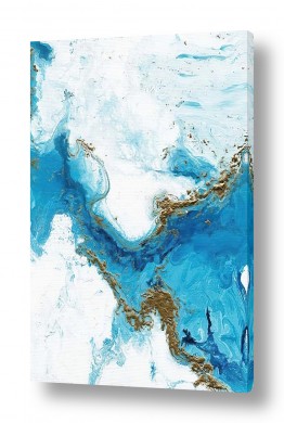 Artpicked  Artpicked  - כל מה שחם וטרנדי בעולם - מים | שמיים כחולים וזהב מופשט