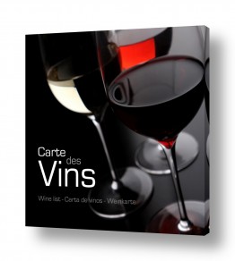קולקציות תמונות קנבס זכוכית מודרניות | יין אדום לחיים I