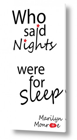טיפוגרפיה משפטים | Night were for sleep