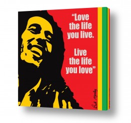 ציורים מסגרת עיצובים | Bob Marley Quote