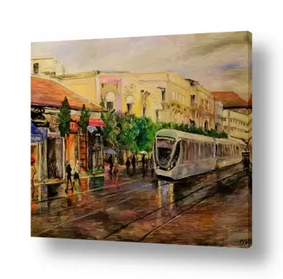 טבע דומם חלונות | הרכבת הקלה בירושלים (3) 