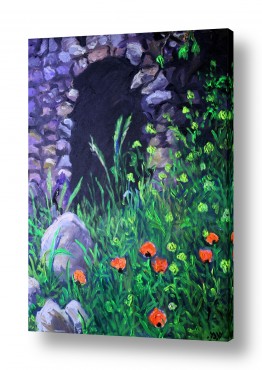 ציורים שמואל מושניק | סוף החורף