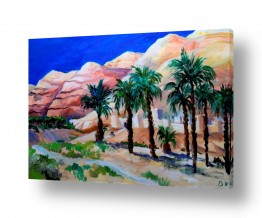 ציורים שמואל מושניק | יריחו הקדומה