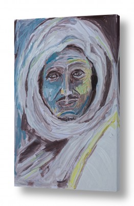 נושאים ציורי נוף על קנבס | האשה מהמדבר הגדול