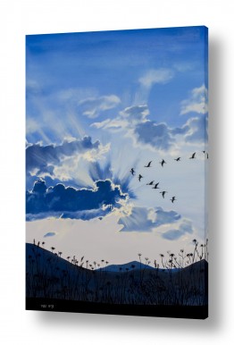 נריה ספיר נריה ספיר - ציור ריאליסטי - הרים | מעוף אל האור