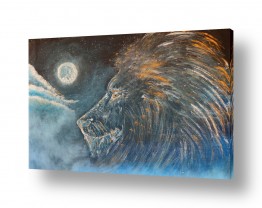 ציורים ציורים של בעלי חיים | Royal Blue Lion