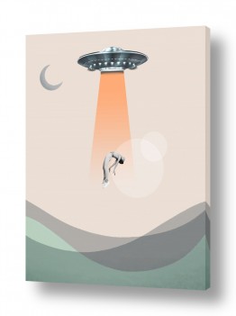 ציורים ציור קולאג'ים | UFO