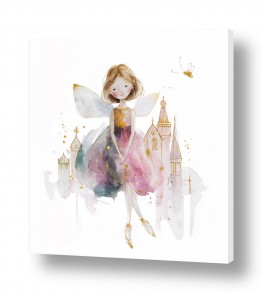 תמונות לחדרי ילדים תמונות לחדרי תינוקות | נסיכה