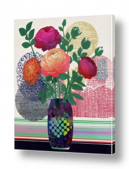 פרחים נוריות | נוריות גאומטריות