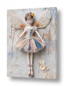 אמנות דיגיטלית חדרי ילדים | בובת פיה