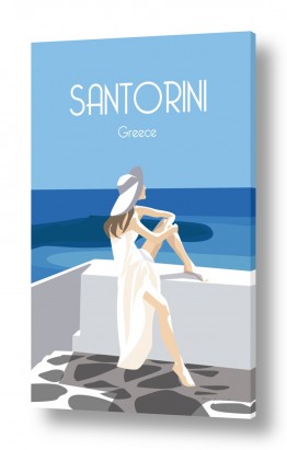 נשים בנות | סנטוריני יוון