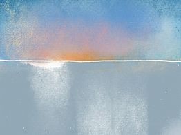 אבסטרקט בצבעי השקט