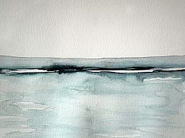 גל בים מינימליסטי