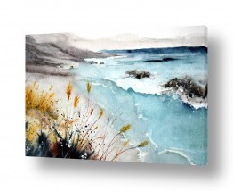 הרים סלעים | בוקר בחוף