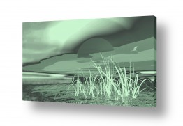 רעיה גרינברג רעיה גרינברג - «פנטזיה ממוחשבת«-ציור דיגיטלי - ירוק | נוף בירוק