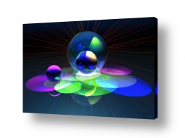 רעיה גרינברג רעיה גרינברג - «פנטזיה ממוחשבת«-ציור דיגיטלי - השתקפות | אורות בחלל