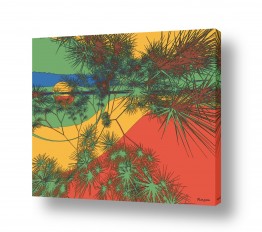 רעיה גרינברג רעיה גרינברג - «פנטזיה ממוחשבת«-ציור דיגיטלי - צבעונים | שקיעה במדבר