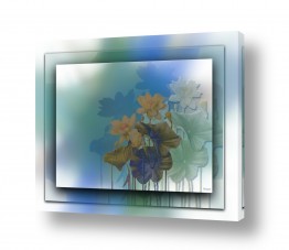 רעיה גרינברג רעיה גרינברג - «פנטזיה ממוחשבת«-ציור דיגיטלי - פרח | פרחים במסגרת