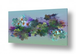 רעיה גרינברג רעיה גרינברג - «פנטזיה ממוחשבת«-ציור דיגיטלי - 3 פרחים | ריחוף