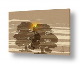 תמונות טבע אדמה | עצים תאומים