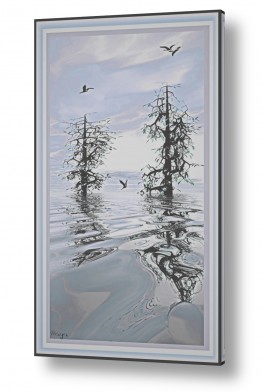 רעיה גרינברג רעיה גרינברג - «פנטזיה ממוחשבת«-ציור דיגיטלי - ציפורים | After the delug