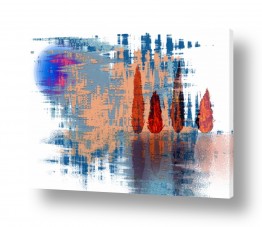 ציורים רעיה גרינברג | 4 ברושים