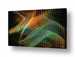 מים זרימה | קוים בחלל