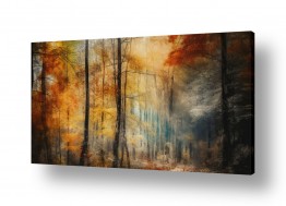 ציורים יניב גרינברג | יער בשלכת