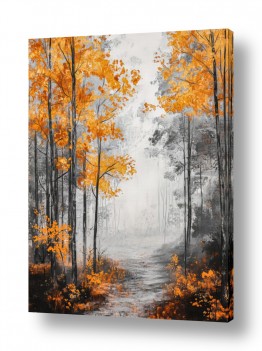 ציורי נוף על קנבס שבילים | Beyond the Mist