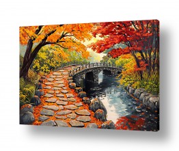 נושאים תמונות טבע | Momiji Crossing