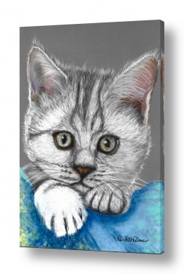 ציורים רוני רות פלמר | חתול