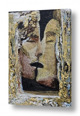 רוני רות פלמר רוני רות פלמר - מודרני, אוירה, דמויות,נוף ואבסטרקט - אישה | נשיקה נצחית