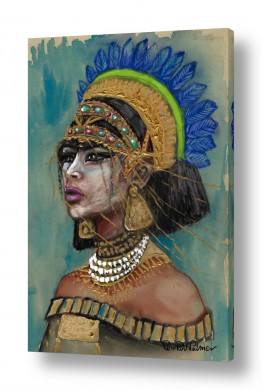 ציורים רוני רות פלמר | מלכת השבט