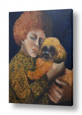 ציורים רוני רות פלמר | נסיך וכלב