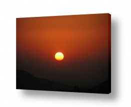 נוף שקיעה | שקיעה גלילית