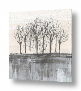 ציורים Silvia Vassileva | עצים בשעת דימדומים