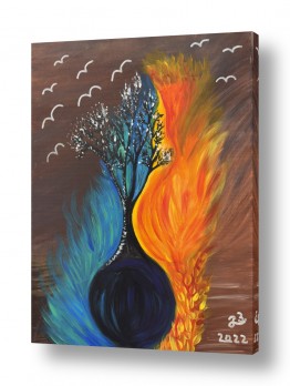 תמונות טבע אש | הסנה