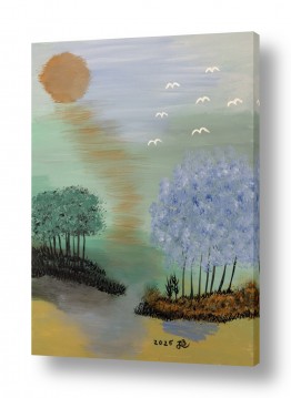 ציורים צביה שמוקלר | יום בהיר