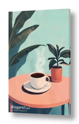 טבע דומם שולחנות | רגע של קפה